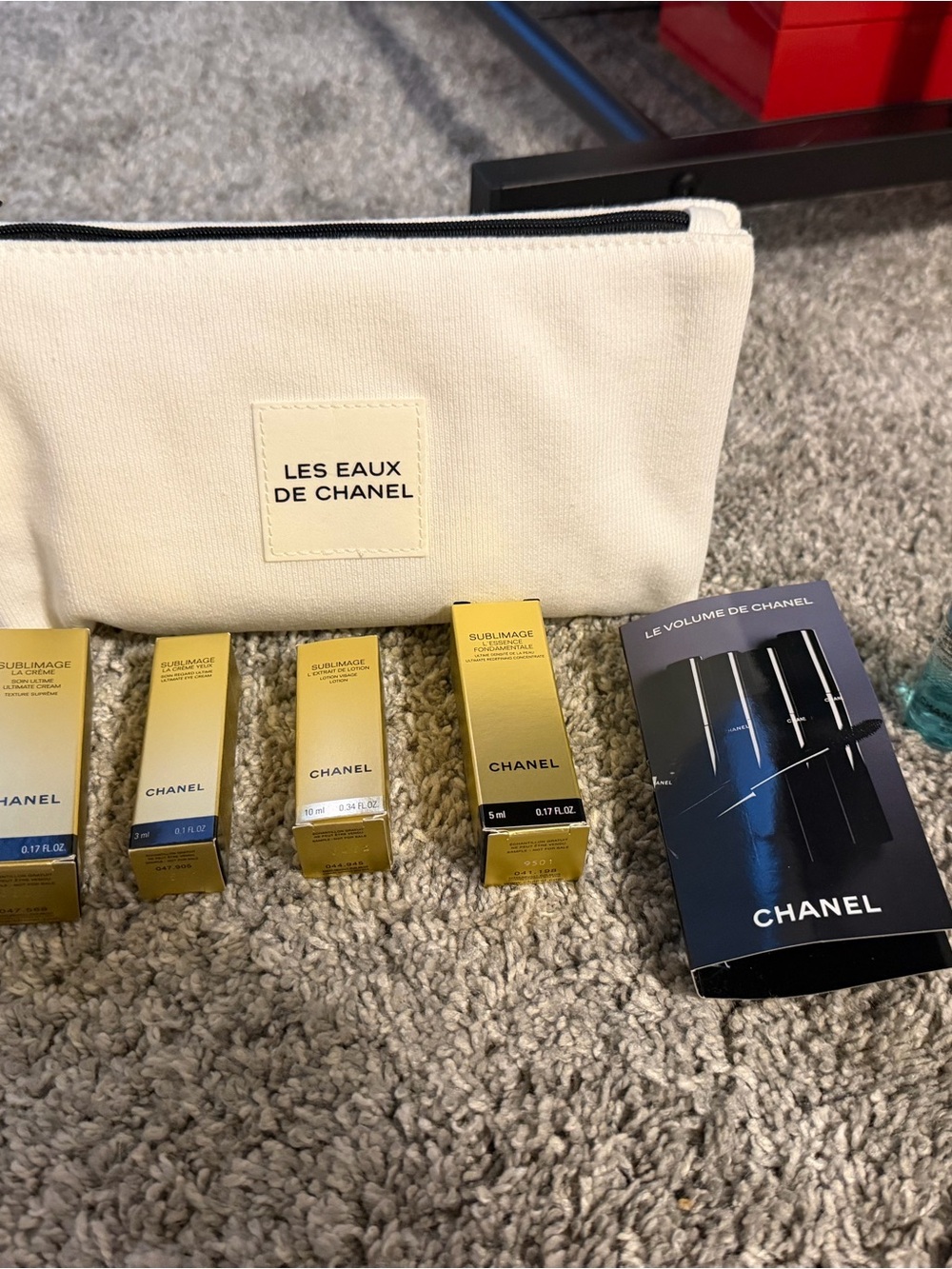 Chanel Sublimage Skincare Boxes